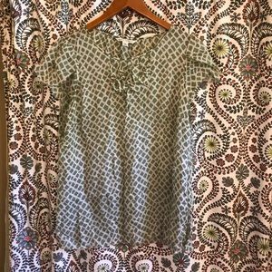 XL Banana Republic silk blouse